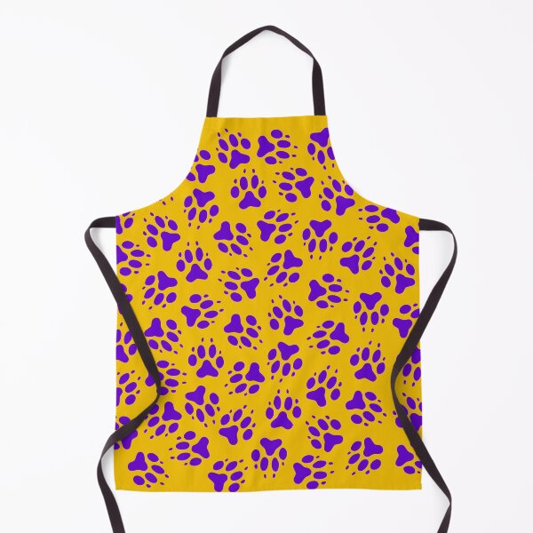 Tiger Paws (purple) Apron