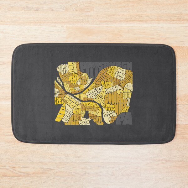Item preview, Pittsburgh Neighborhood Map designed and sold by SydneyKoffler.