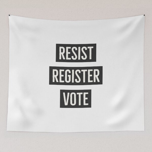 Item preview, Resist Register Vote designed and sold by Inspirationmotivation.