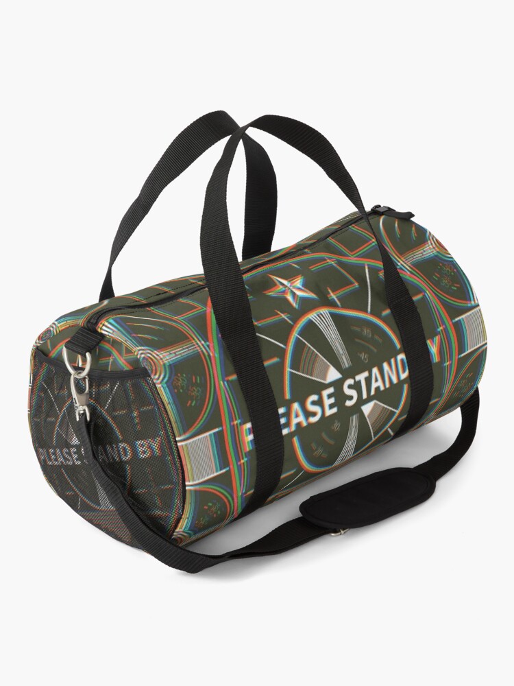 Alternate view of Please stand by Kaliedoscope Duffle Bag