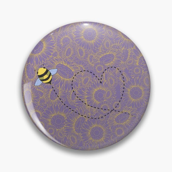 Item preview, Sunflower & Bee heart designed and sold by SaigamiProject.