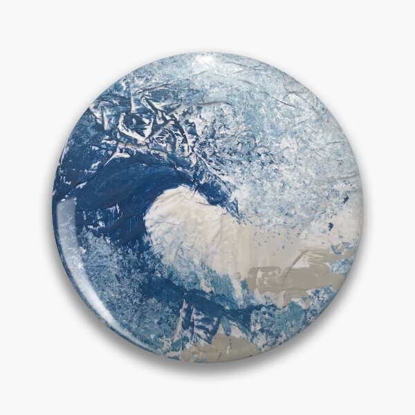 Item preview, Wave Off Kanagawa Abstract Japanese Asian Art designed and sold by Brushedinbold.