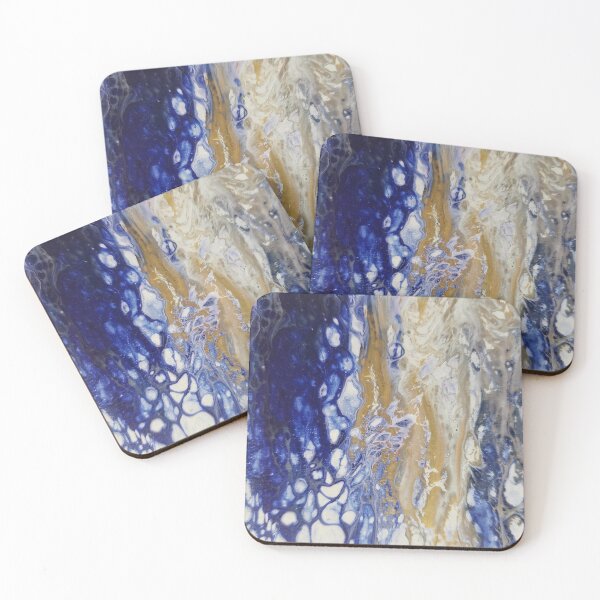 Item preview, Riverbed 3 Abstract Paint Pour designed and sold by LivingArtBrenda.