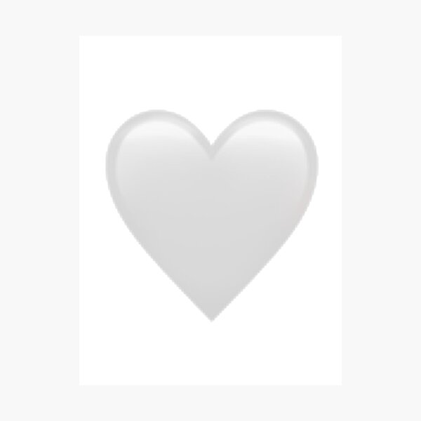 Schwarzes Herz Emoji Liebe Fotodruck Von Dmentes Redbubble