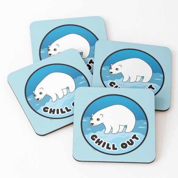 Item preview, Cute Save the Polar Bear - Chill Out Global Warming Endangered Species  designed and sold by PUFFYP.