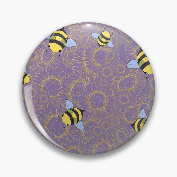 Item preview, Bees and yellow sunflowers  designed and sold by SaigamiProject.
