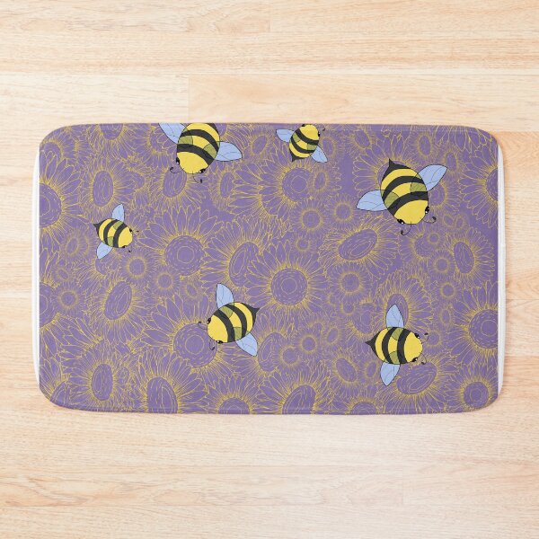 Item preview, Bees and yellow sunflowers  designed and sold by SaigamiProject.