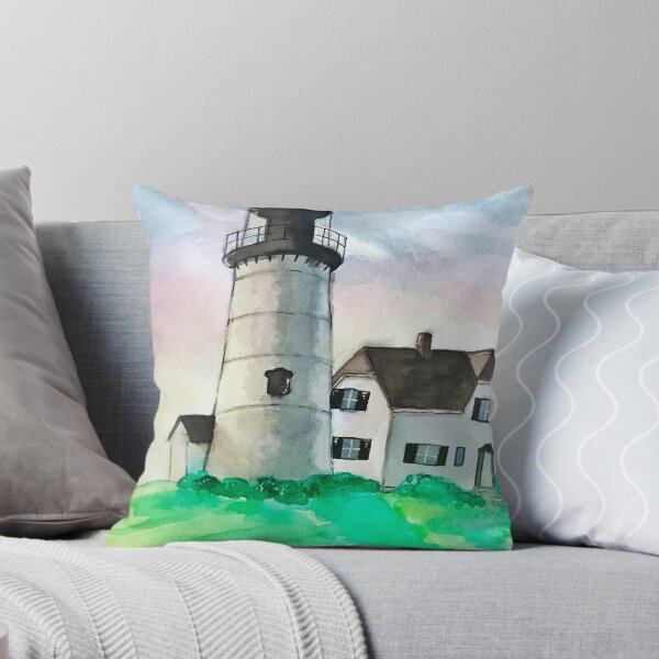 Item preview, Sunset Lighthouse Watercolor Painting  designed and sold by Lady-Lilac.