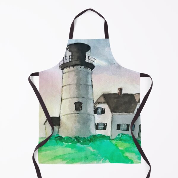Item preview, Sunset Lighthouse Watercolor Painting designed and sold by Lady-Lilac.