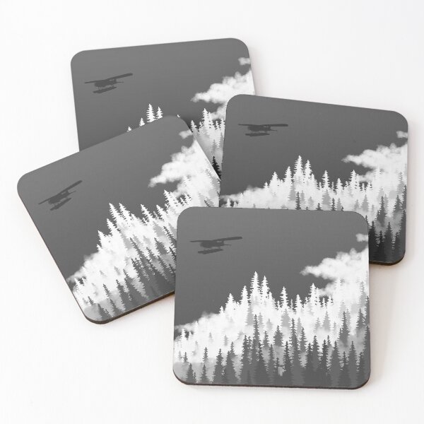 Item preview, Black and White Fog and Float Plane designed and sold by Krystal  Thomas.