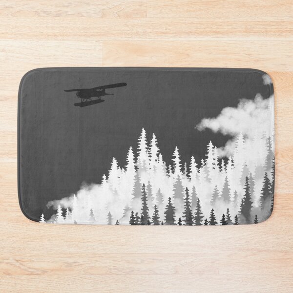 Item preview, Black and White Fog and Float Plane designed and sold by Krystal  Thomas.