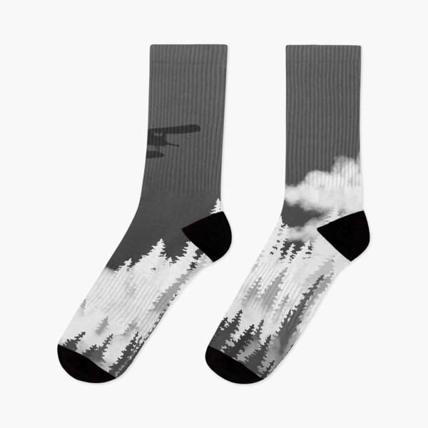 Item preview, Black and White Fog and Float Plane designed and sold by Krystal  Thomas.
