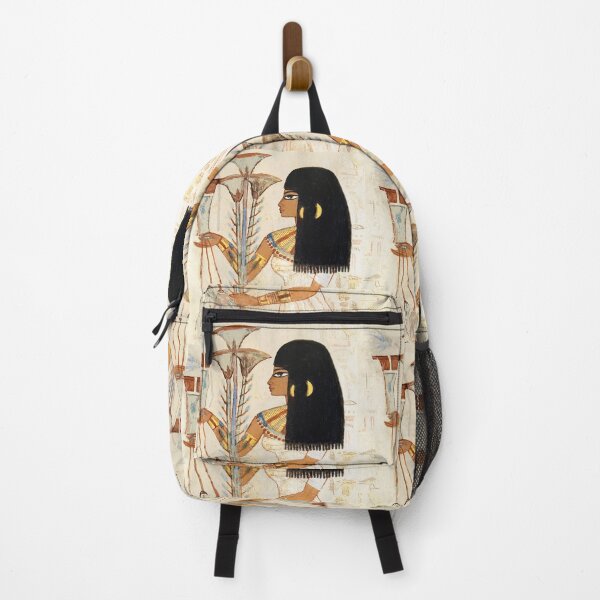 Girl offering lotus flowers Backpack