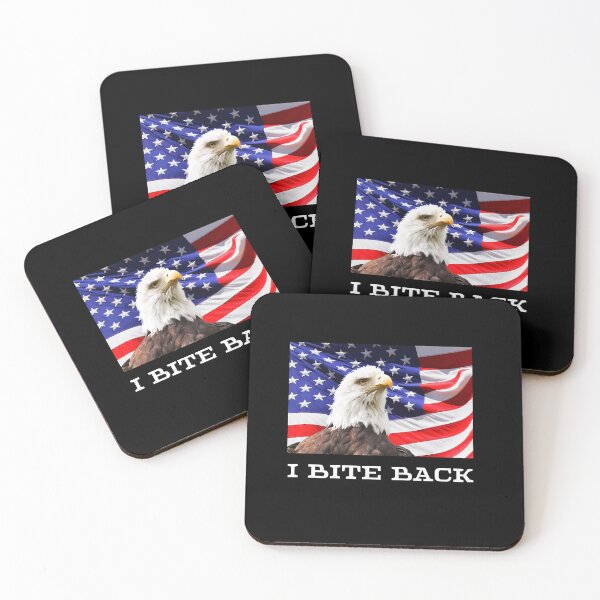 Item preview, Bald Eagle, American Flag, I Bite Back designed and sold by artistoutfitter.
