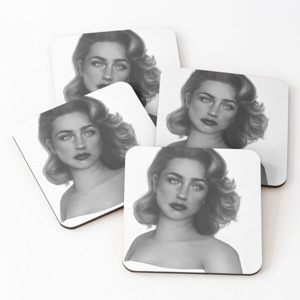 Item preview, Lili Reinhart black and white drawing designed and sold by Francisco Licari.