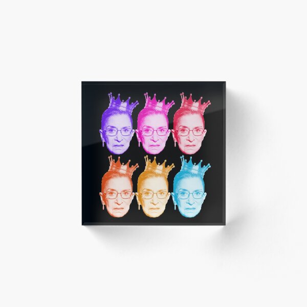 RBG Rainbow Heads Acrylic Block