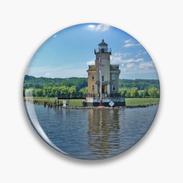 Item preview, Rondout Lighthouse On The Hudson River designed and sold by Linda Sannuti.