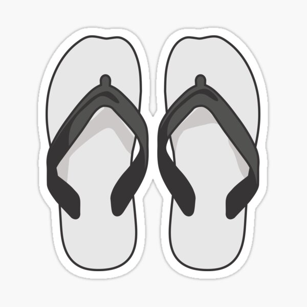 Flip Flops - Aussie Thongs Sticker for Sale by bahnessr-art