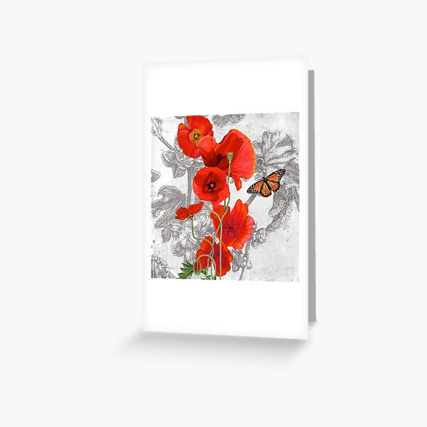 Red Poppies 1 Greeting Card