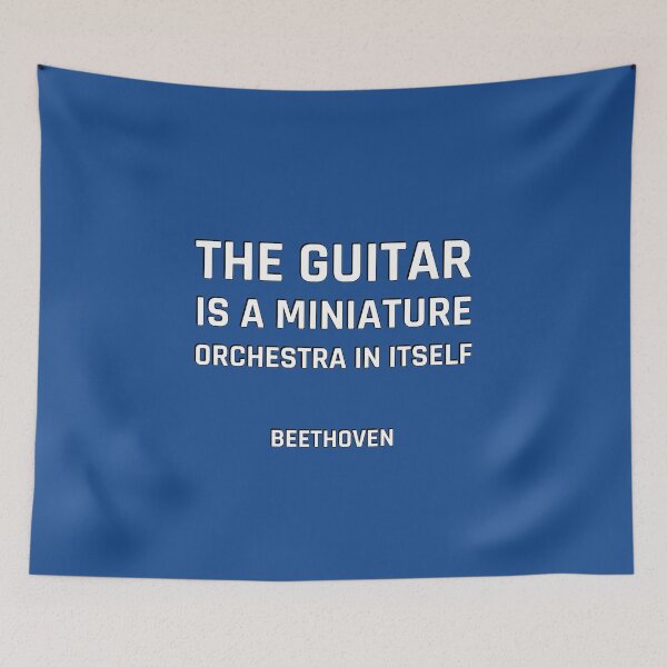 Item preview, Beethoven Quotes - The guitar is a miniature orchestra in itself designed and sold by Inspirationmotivation.
