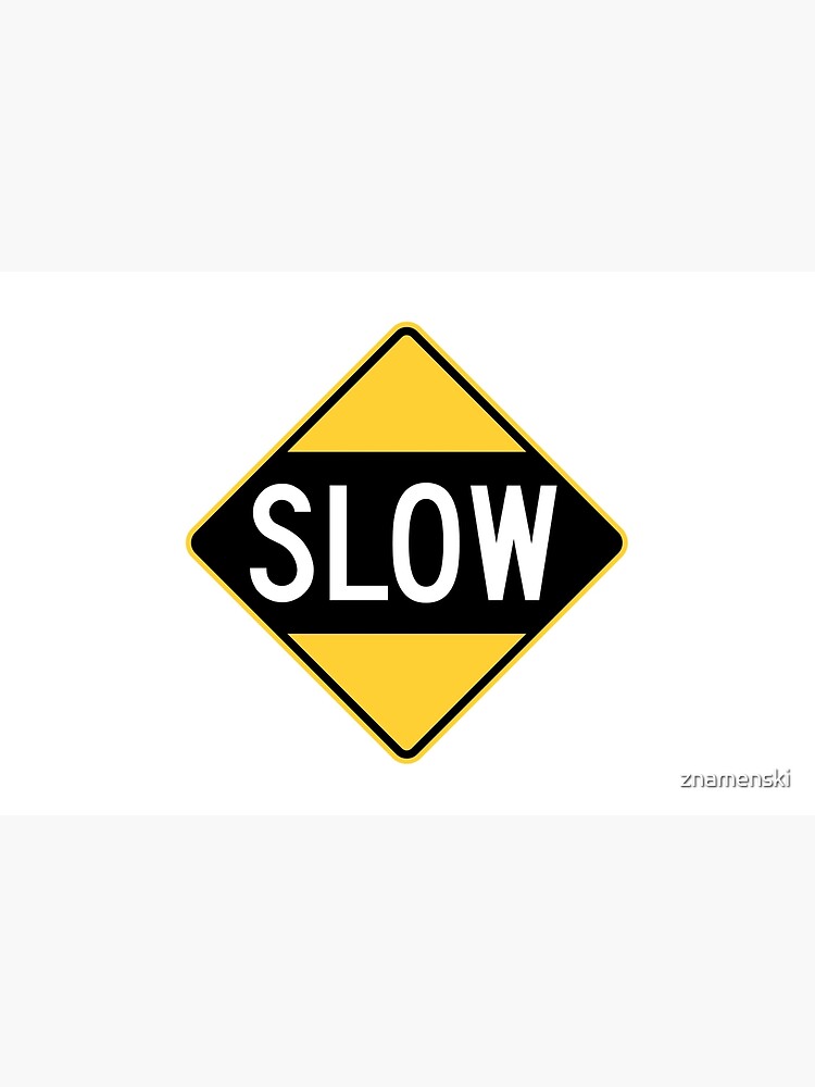 United States Sign - Slow, Old by znamenski