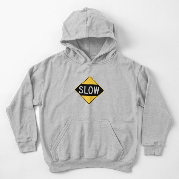 United States Sign - Slow, Old Kids Pullover Hoodie