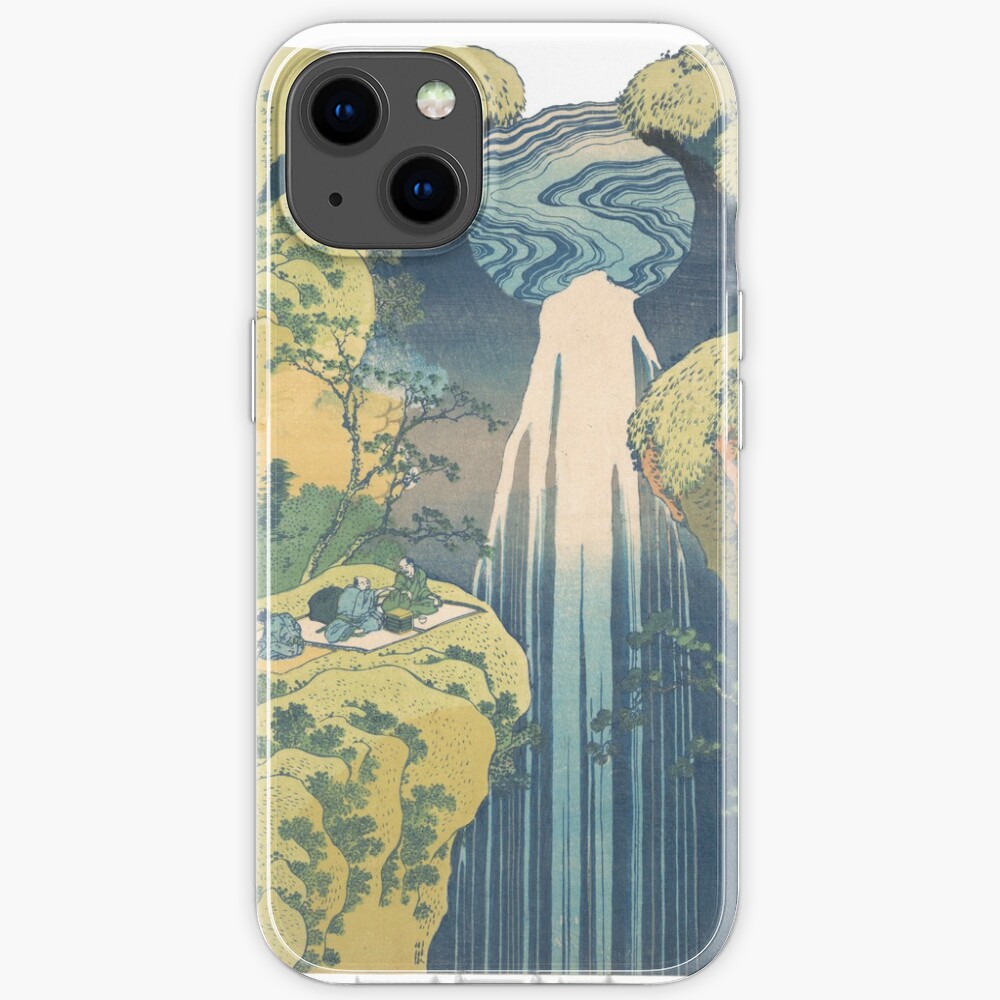 Top Japanese Printmaking Transparent Ukiyoe Edo Art Amida Waterfall Hokusai Art Iphone Case By Afloatingworld Redbubble
