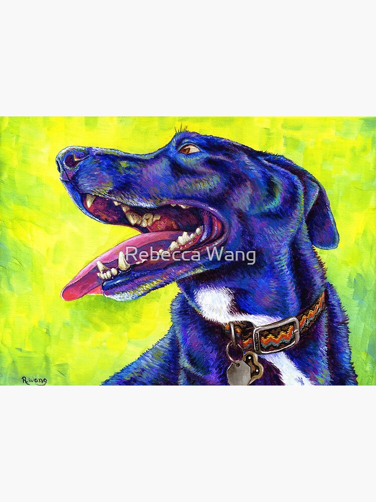Jubilation - Colorful Black Lab by lioncrusher