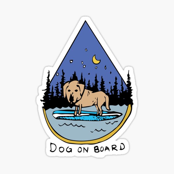 Dog on Board Sticker