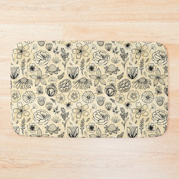 Item preview, Mustard Florals designed and sold by missymessyamy.