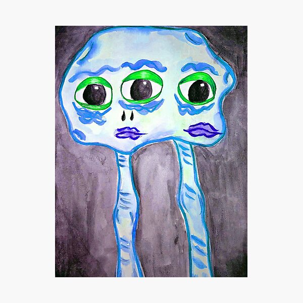 Item preview, three eyed creature designed and sold by Taylor  June.