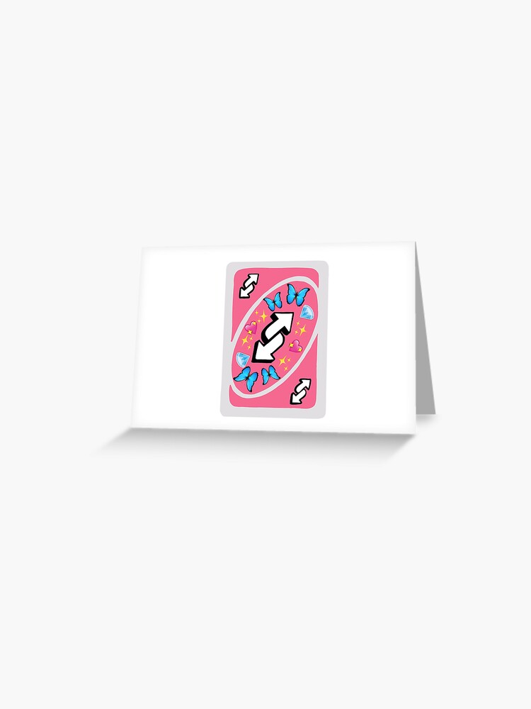 Red UNO Reverse Card Greeting Card for Sale by mezziee