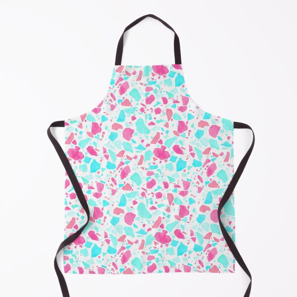 Item preview, Bright Pink and Blue Terrazzo Pattern designed and sold by Bumblefuzzies.