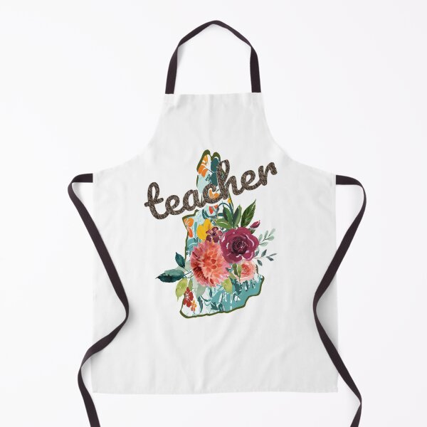 Item preview, New Hampshire Teacher Floral Watercolor designed and sold by AZGuzmans.