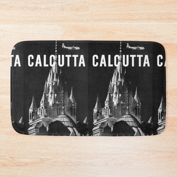Item preview, Calcutta Noire vintage travel poster designed and sold by stickart-marek.