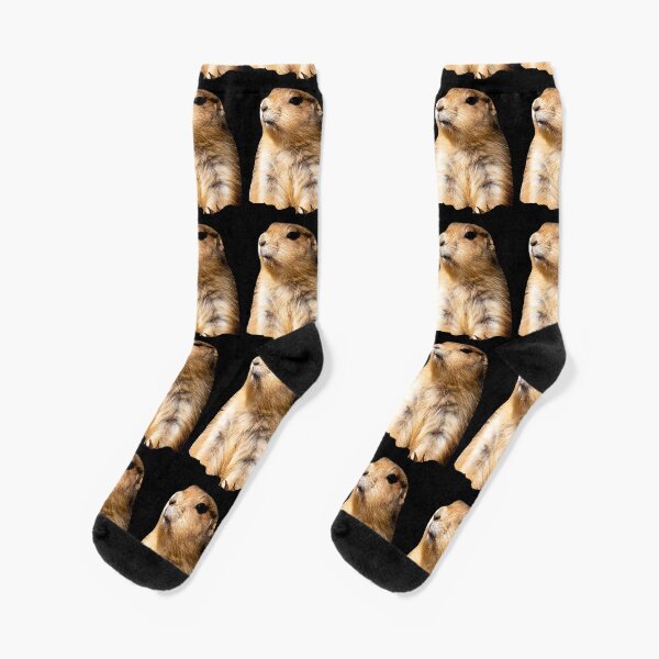 Prairie Dog on Alert Socks