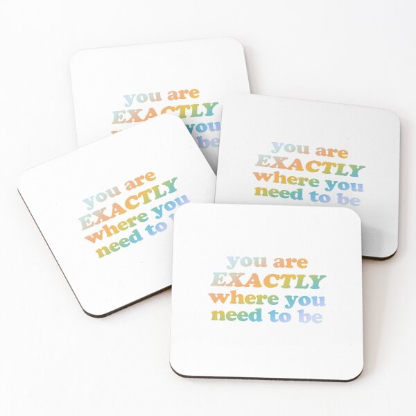 Item preview, You Are Exactly Where You Need To Be Sticker designed and sold by HannahMackDesigns.