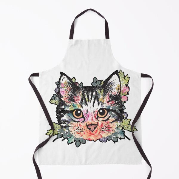 Item preview, Floral Cat designed and sold by cutorprint.