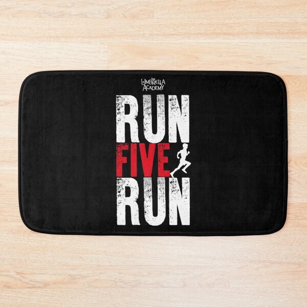 Item preview, UMBRELLA ACADEMY RUN FIVE RUN (WHITE) designed and sold by FunGangStore.