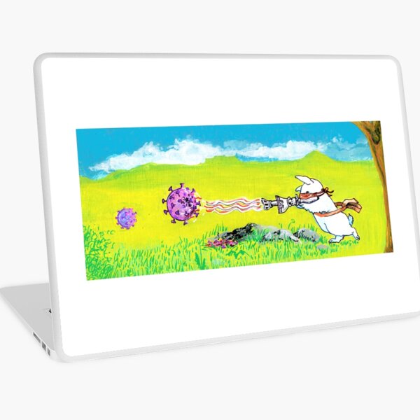 Gun Bunnies Laptop Skins Redbubble - blackbook guns roblox