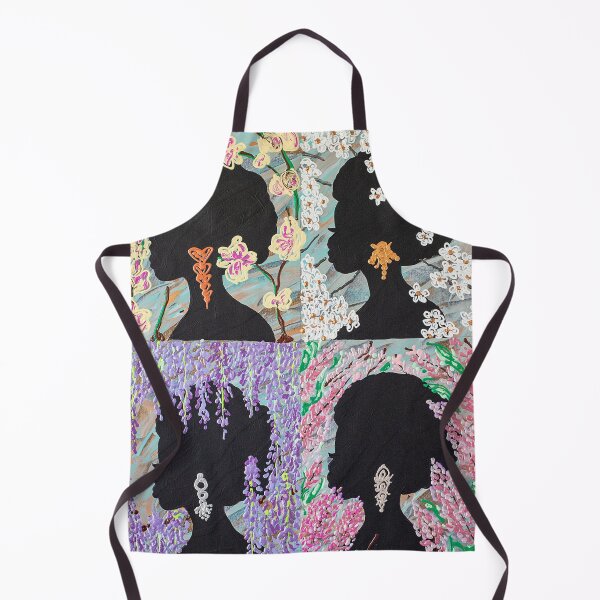 Item preview, Four Flowers: Afro Woman Silhouette designed and sold by kellycrosbyart.