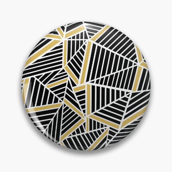 Item preview, Ab Lines Black Gold Repeat designed and sold by ProjectM.