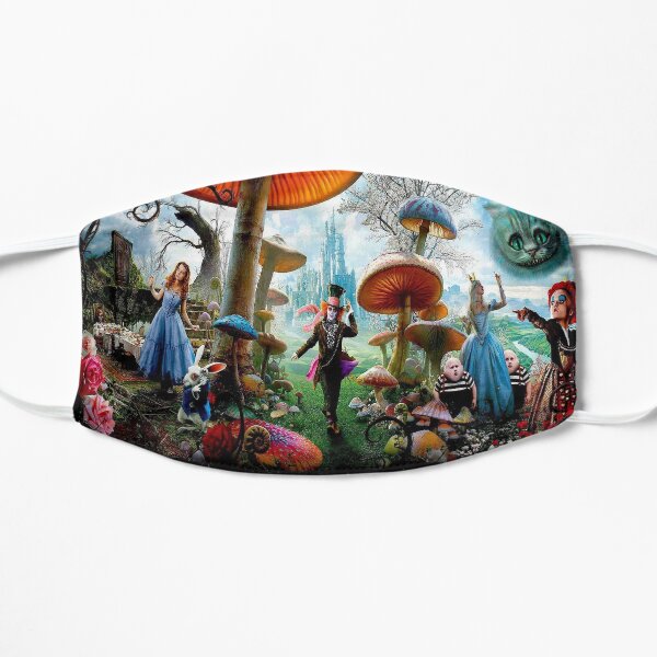ALICE IN WONDERLAND : Modern Advertising Print Flat Mask