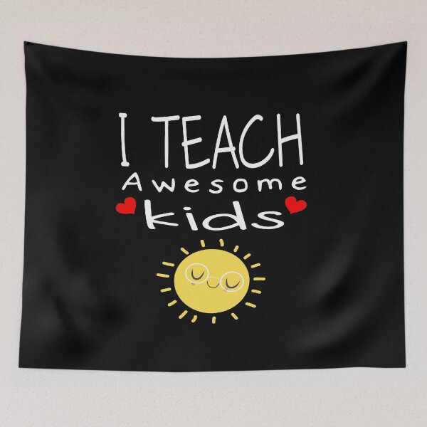 Item preview,   I Teach Awesome Kids Support Autism Awareness designed and sold by MR20.