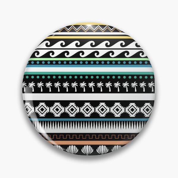 Item preview, Sunset Beach Themed Aztec Pattern designed and sold by SortaFire.