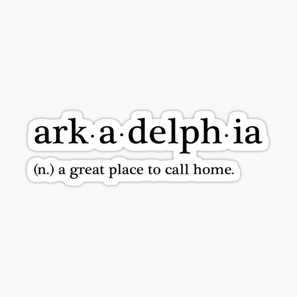 Item preview, Arkadelphia definition designed and sold by Madeline McKay.