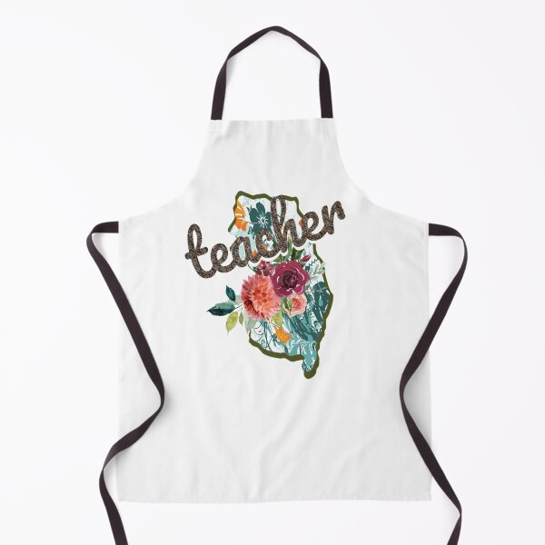 Item preview, New Jersey Teacher Floral Watercolor designed and sold by AZGuzmans.
