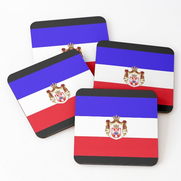 Item preview, Black Yugoslavia coat of arms flag designed and sold by AidanMDesigns.