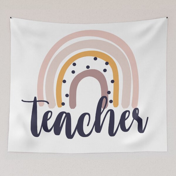 Item preview, Boho Rainbow Teacher designed and sold by AutonomousN.