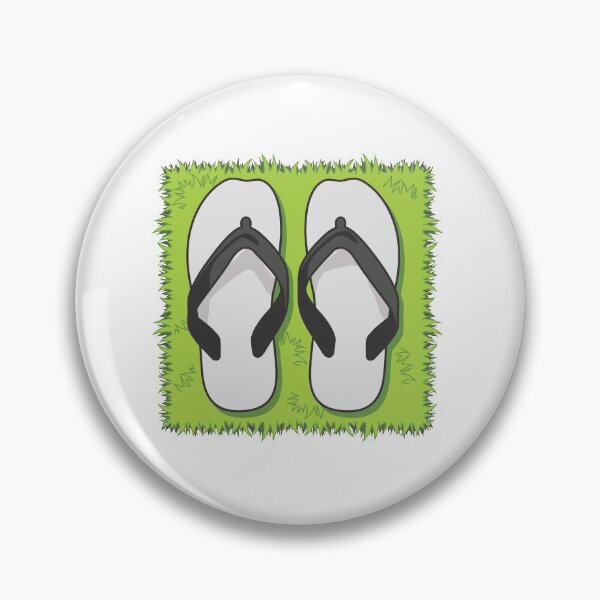 Item preview, Flip Flops. Pull up a spot on the Grass! designed and sold by bahnessr-art.